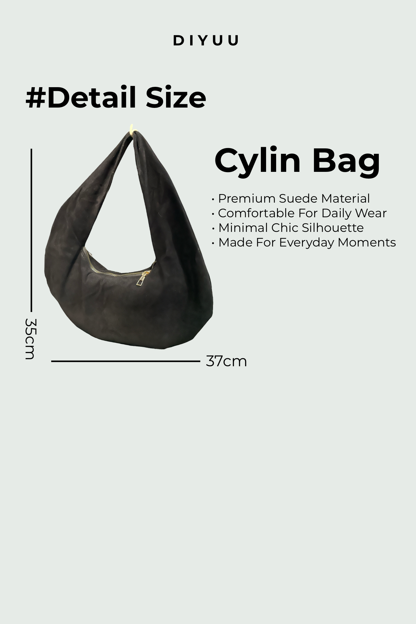 DIYUU - Cylin Shoulder Bag Korean Style