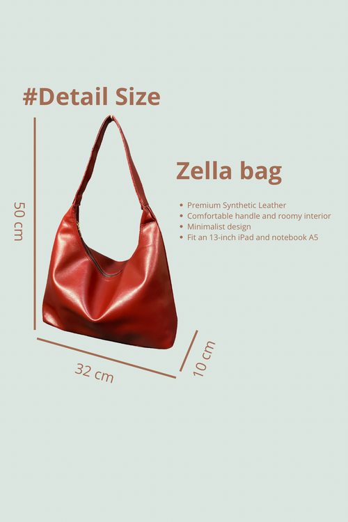 [ZELLA BAG] Minimalist Shoulder Bag — Elegant Design & Premium Leather by DIYUU