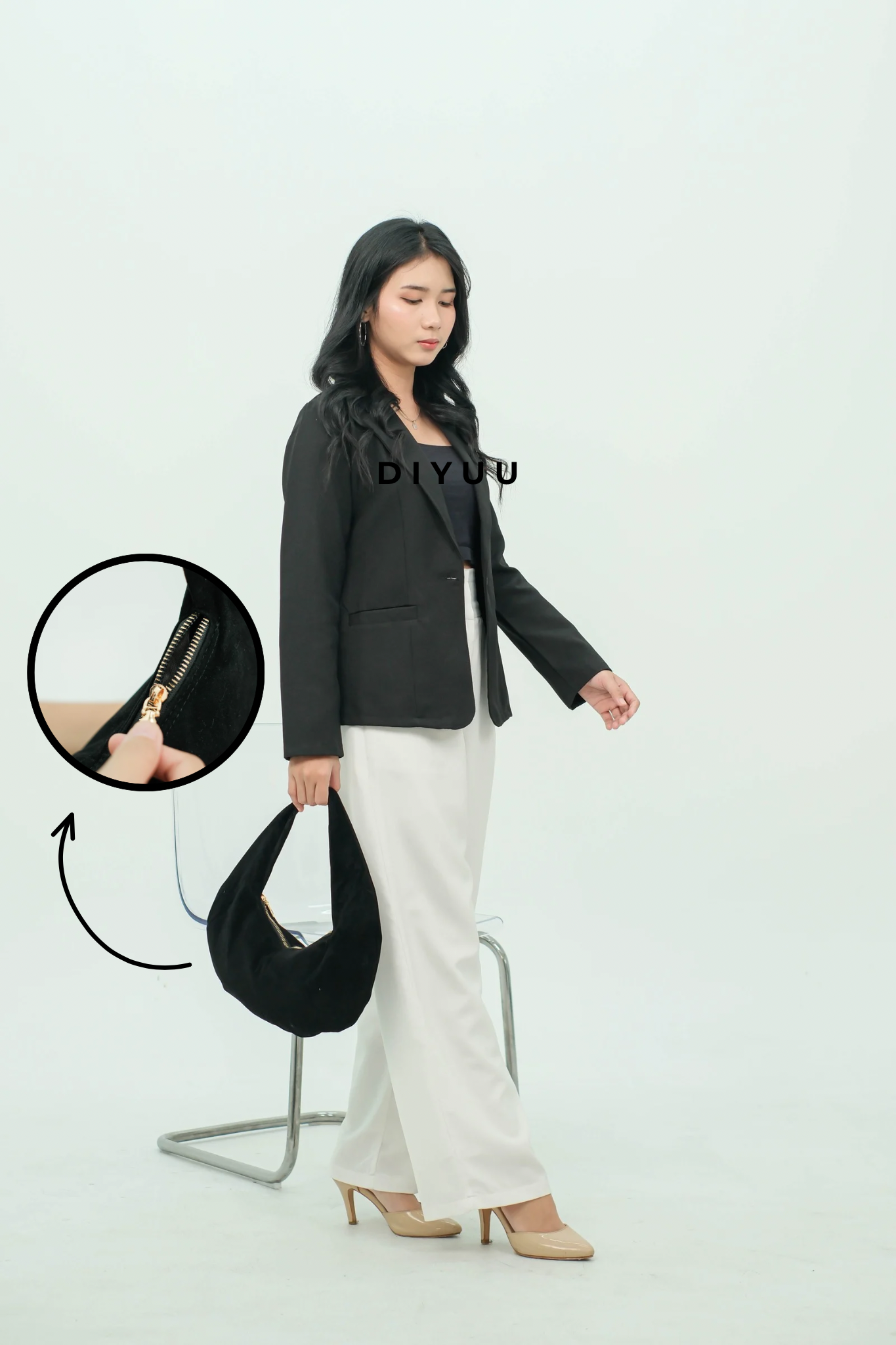 DIYUU - Cylin Shoulder Bag Korean Style