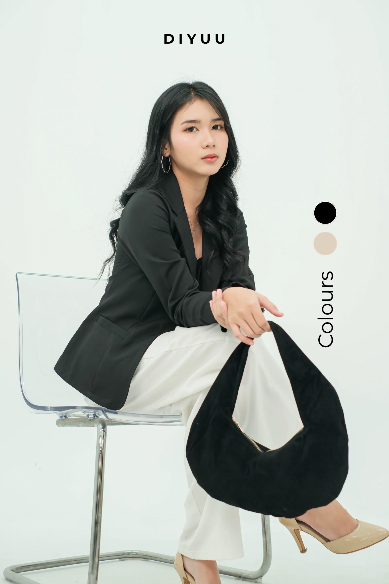 DIYUU - Cylin Shoulder Bag Korean Style